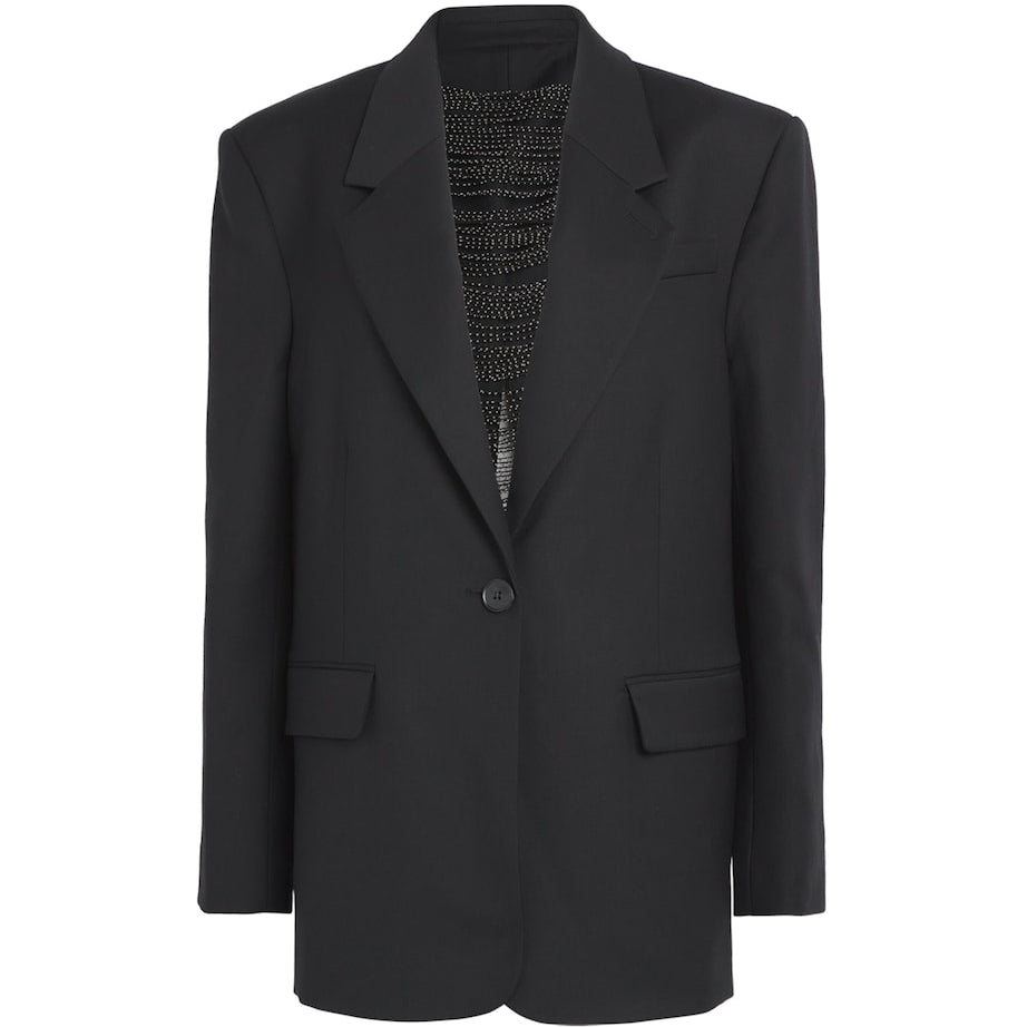 Wool-Blend Edie Blazer