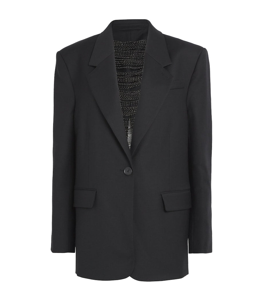 Wool-Blend Edie Blazer