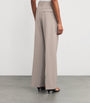 Victoria Beckham Pink Straight Tailored Trousers