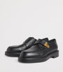Pebbled Leather Monk-Strap Shoes