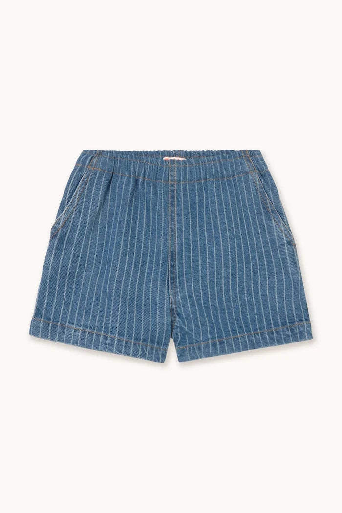 Tinycottons STRIPES DENIM SHORTS Çocuk Kot Kısa Pantolon