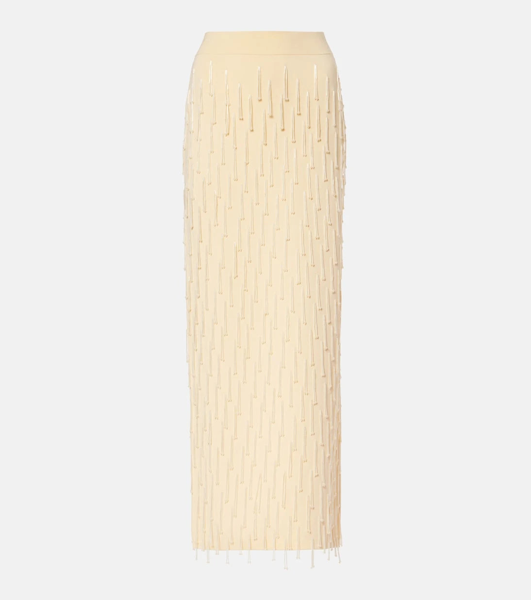 Galvan - Depois embellished jersey maxi skirt