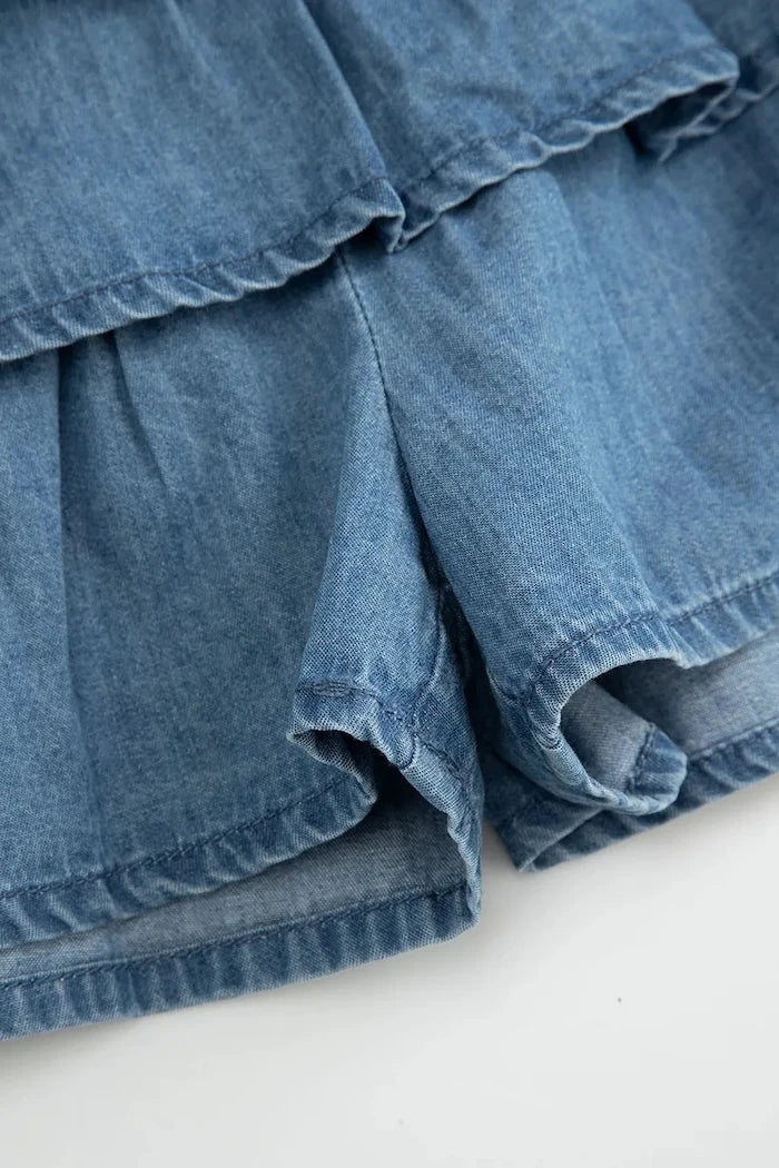 Coccodrillo denim etek-şort