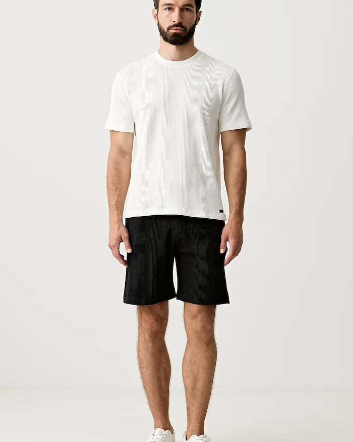 BOSS pamuklu erkek ev şortu Structure Shorts