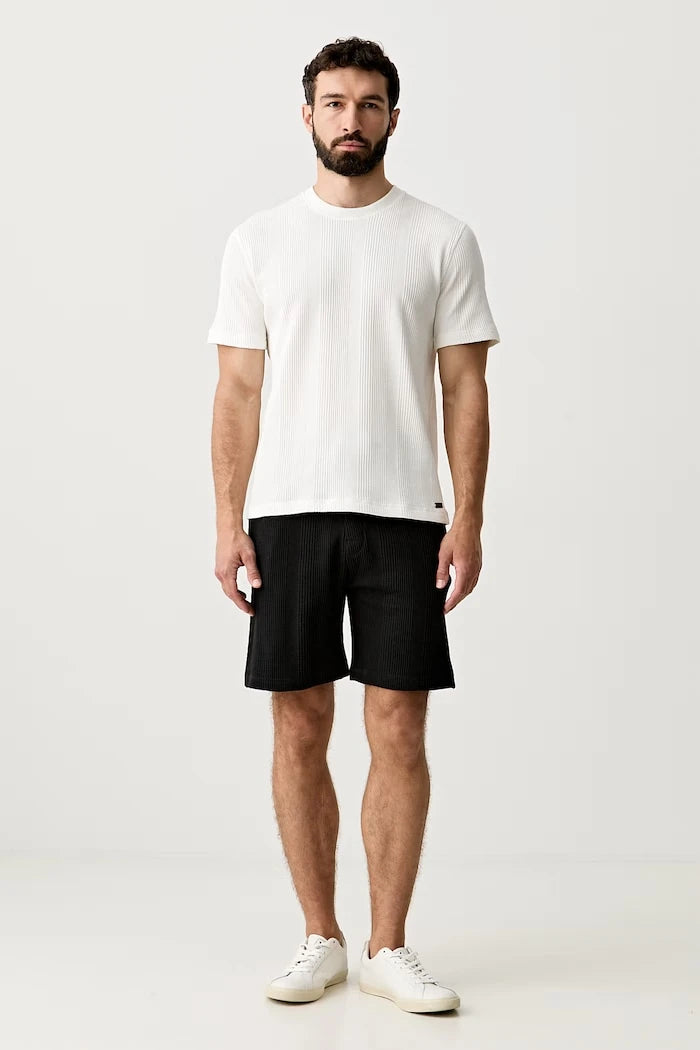 BOSS pamuklu erkek ev şortu Structure Shorts