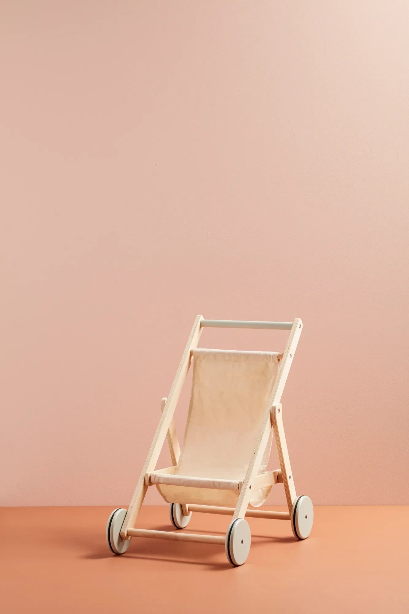 Kid's Concept - Wooden play stroller | Off white