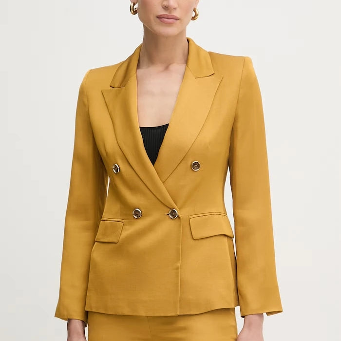 Marella Çift Düğmeli Kadın Viskon Blazer CHARME