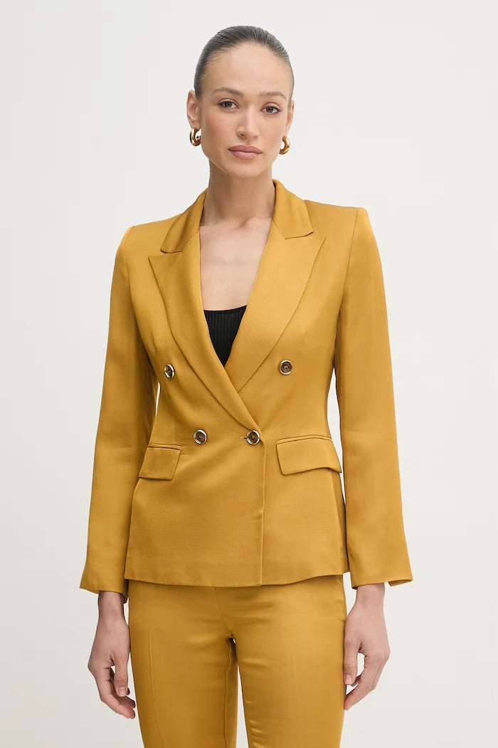 Marella Çift Düğmeli Kadın Viskon Blazer CHARME