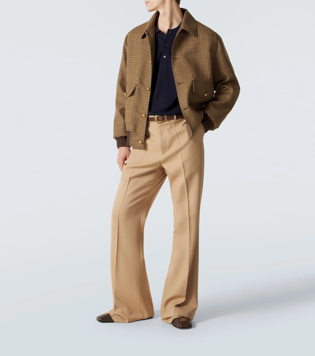 Valentino - VLogo virgin wool polo sweater