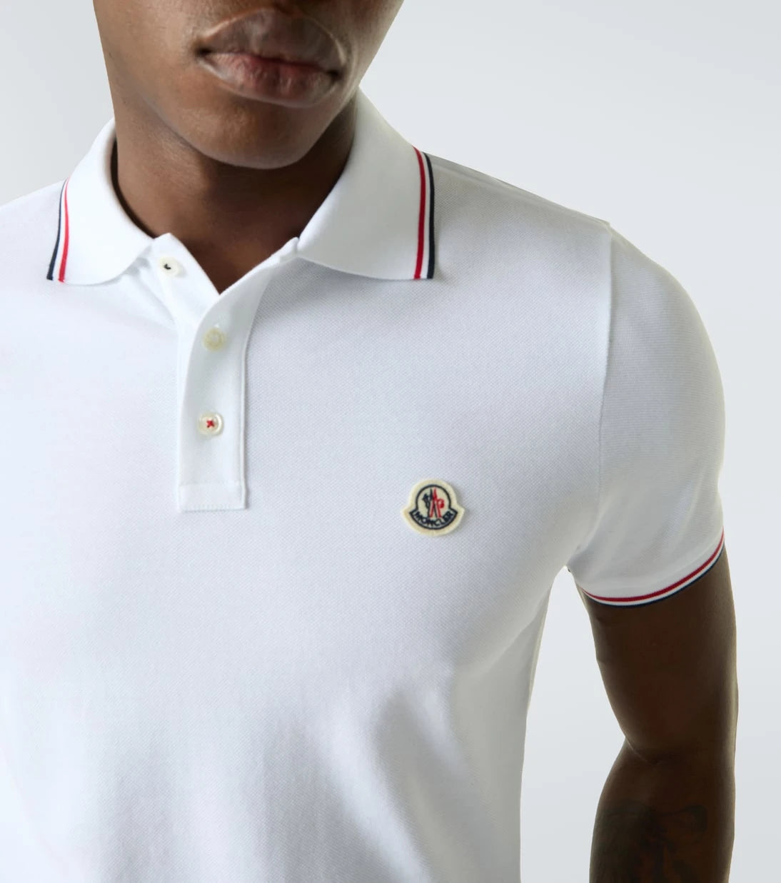 Moncler - Permanent cotton jersey polo shirt