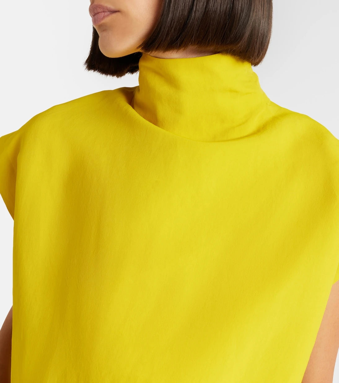 Alaïa - Poplin turtleneck top