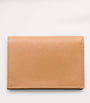 Neutral Small Saffiano Leather Wallet