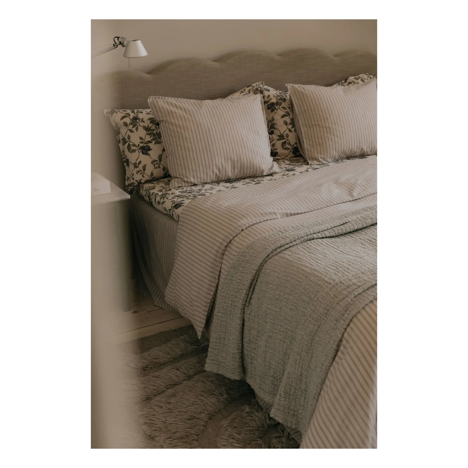 garbo&friends - Comforter cover Stripe | Beige