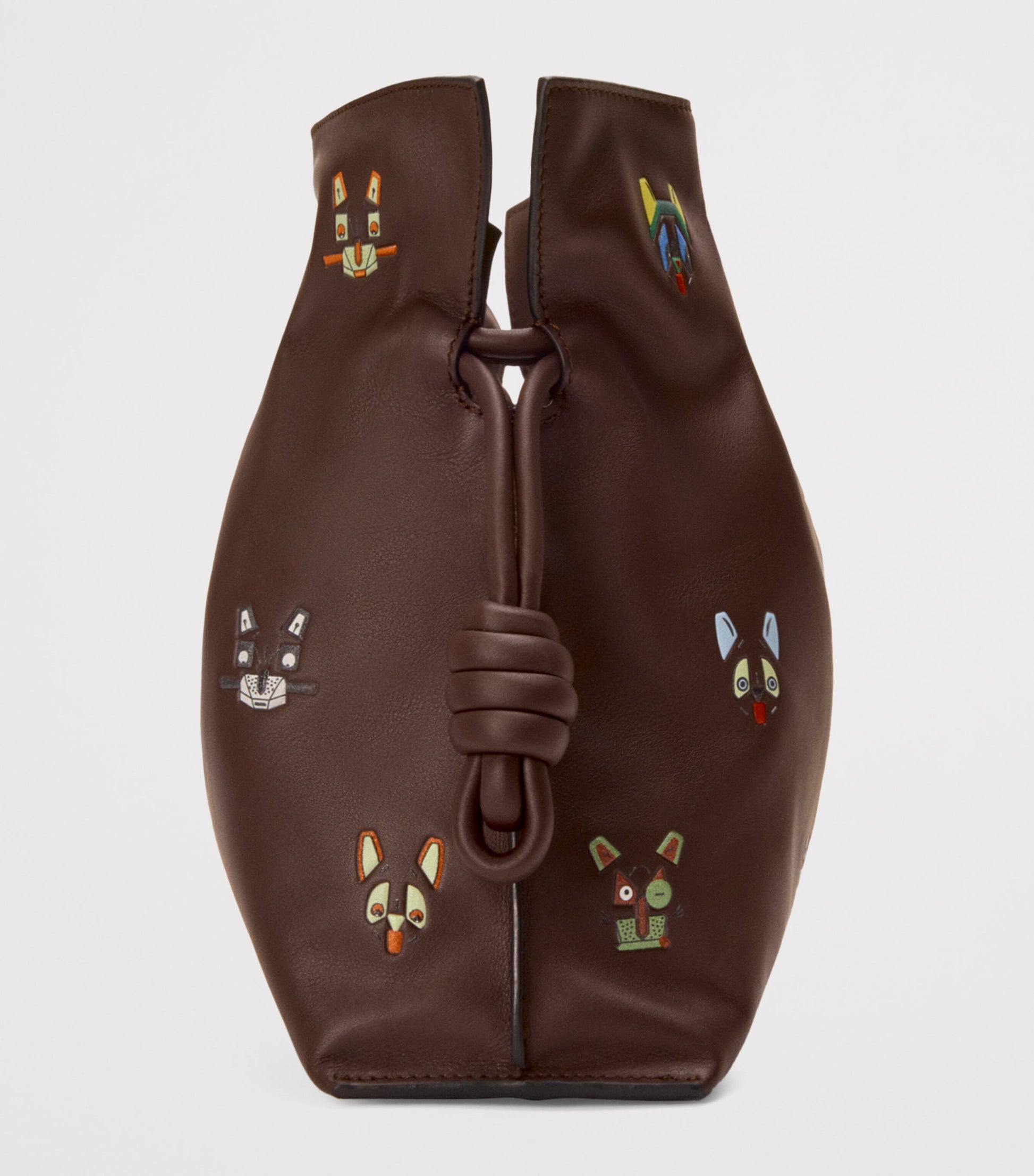 LOEWE x Louis Wain Medium Leather Flamenco Shoulder Bag