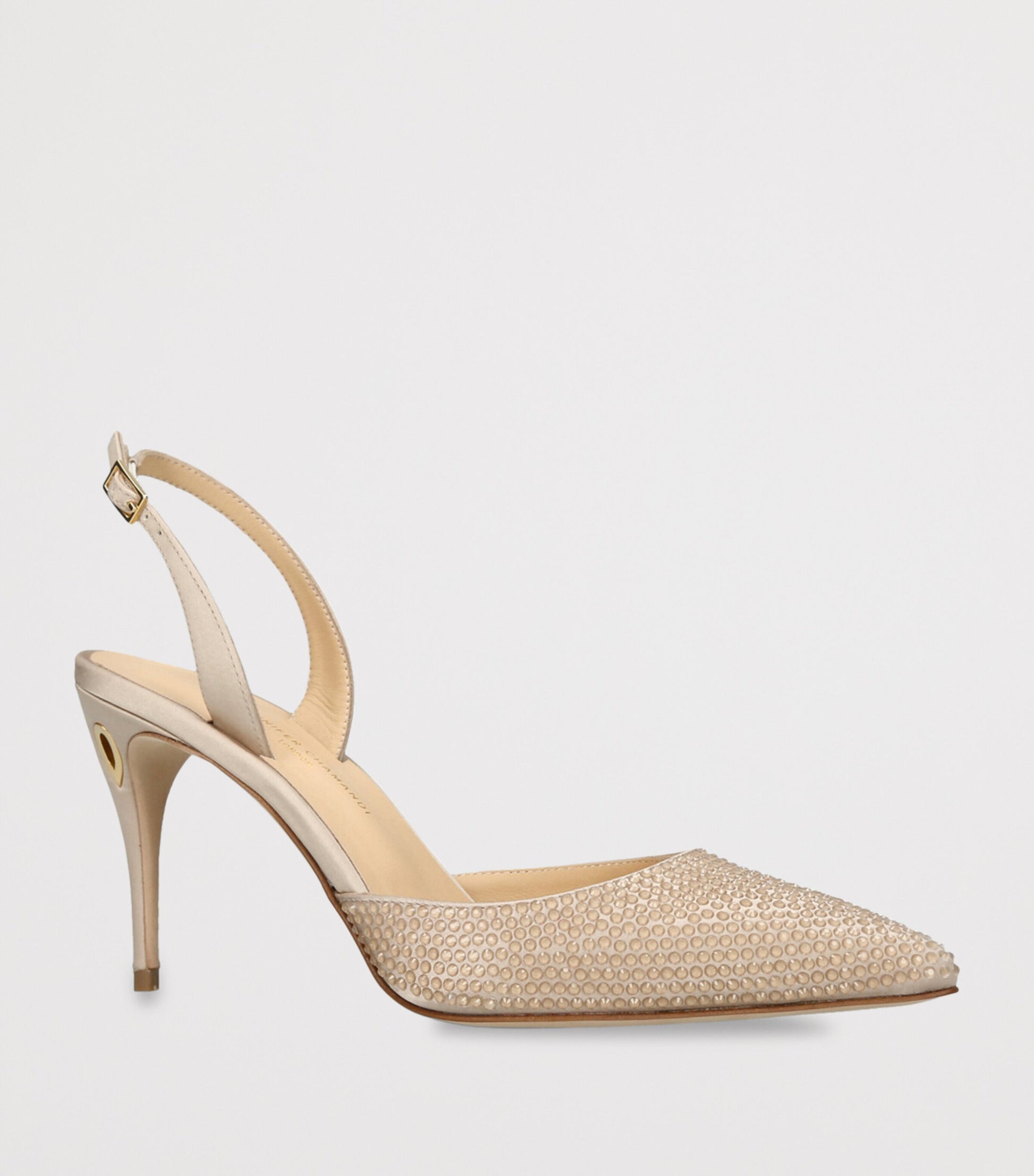 Jennifer Chamandi Embellished Vittorio Slingback Pumps 85