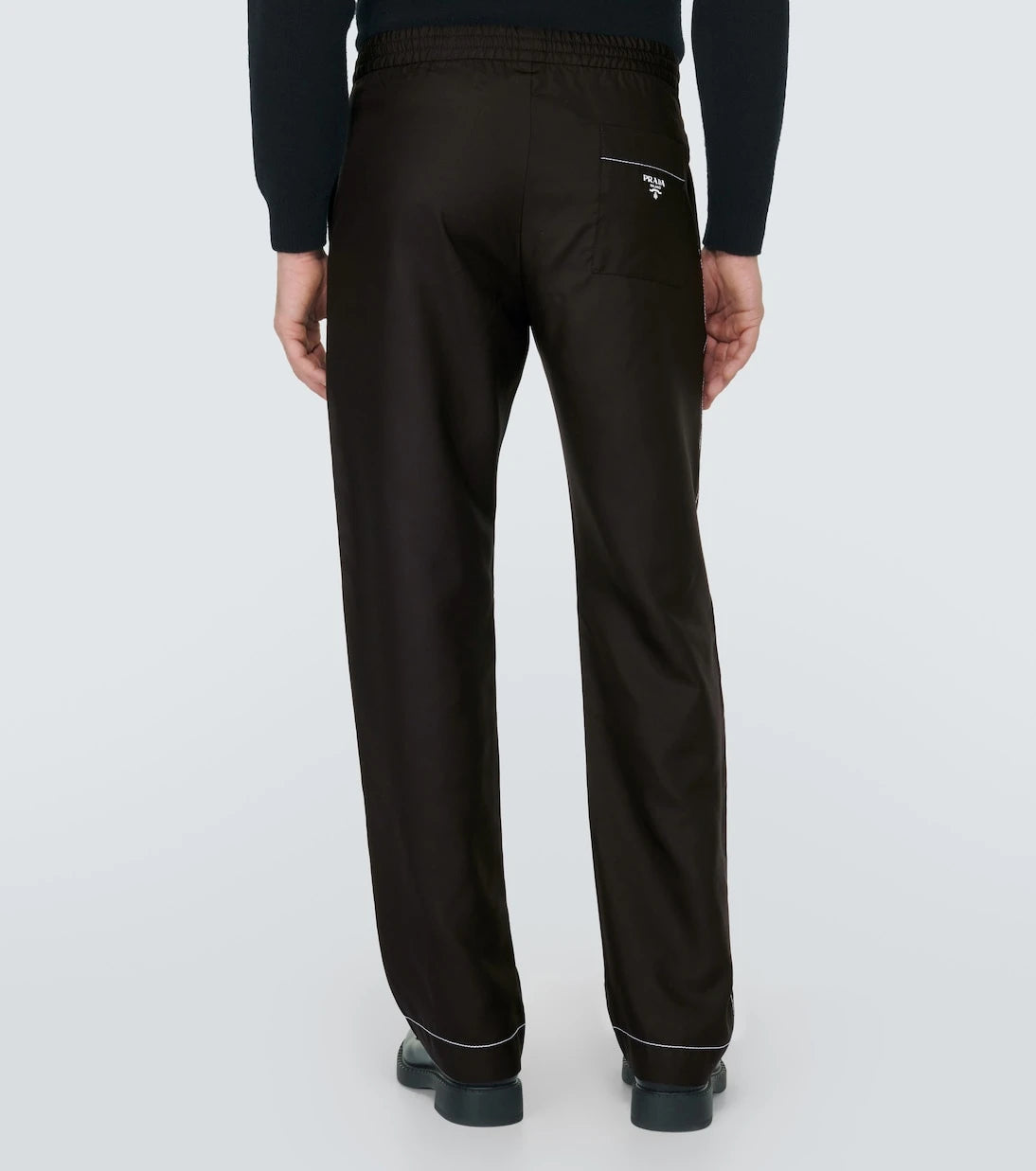 Prada - Silk straight pants