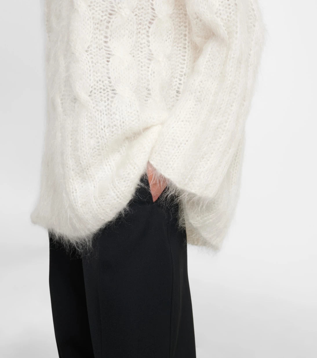 Joseph - Fortin cable-knit mohair-blend sweater