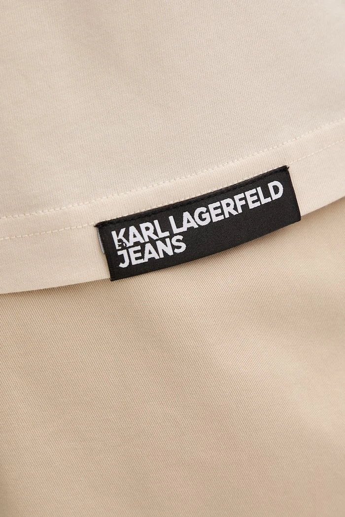 Karl Lagerfeld Jeans kadın pamuklu tişört