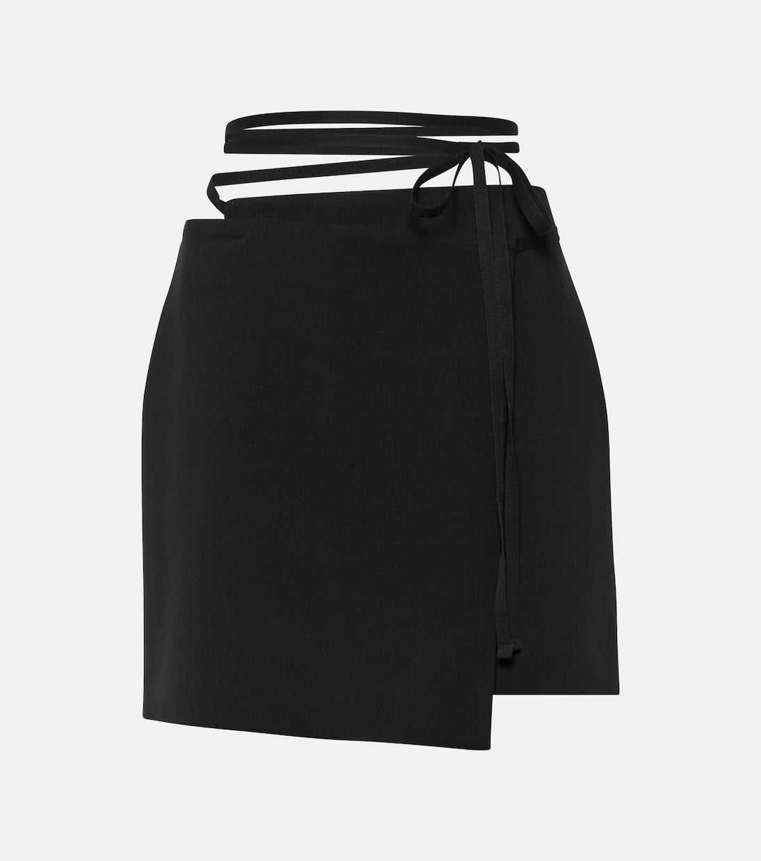 Sportmax - Genny wool-blend wrap skirt