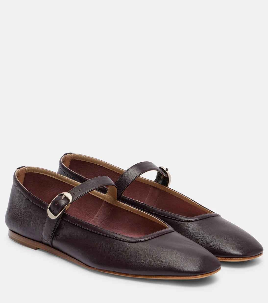 Le Monde Béryl - Leather Mary Jane ballet flats