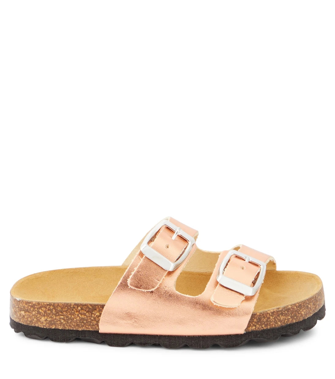The New Society - Metallic leather sandals