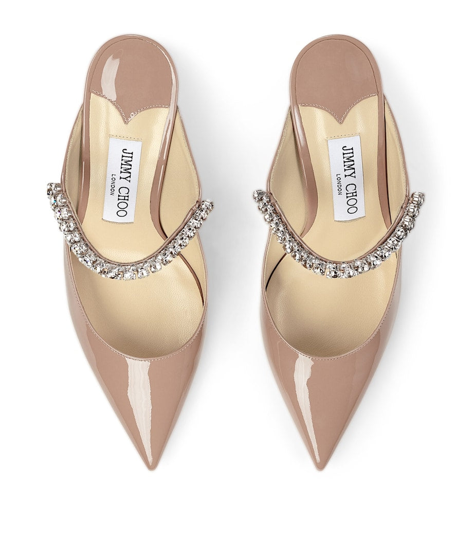 Jimmy Choo Pink Bing 65 Leather Mules