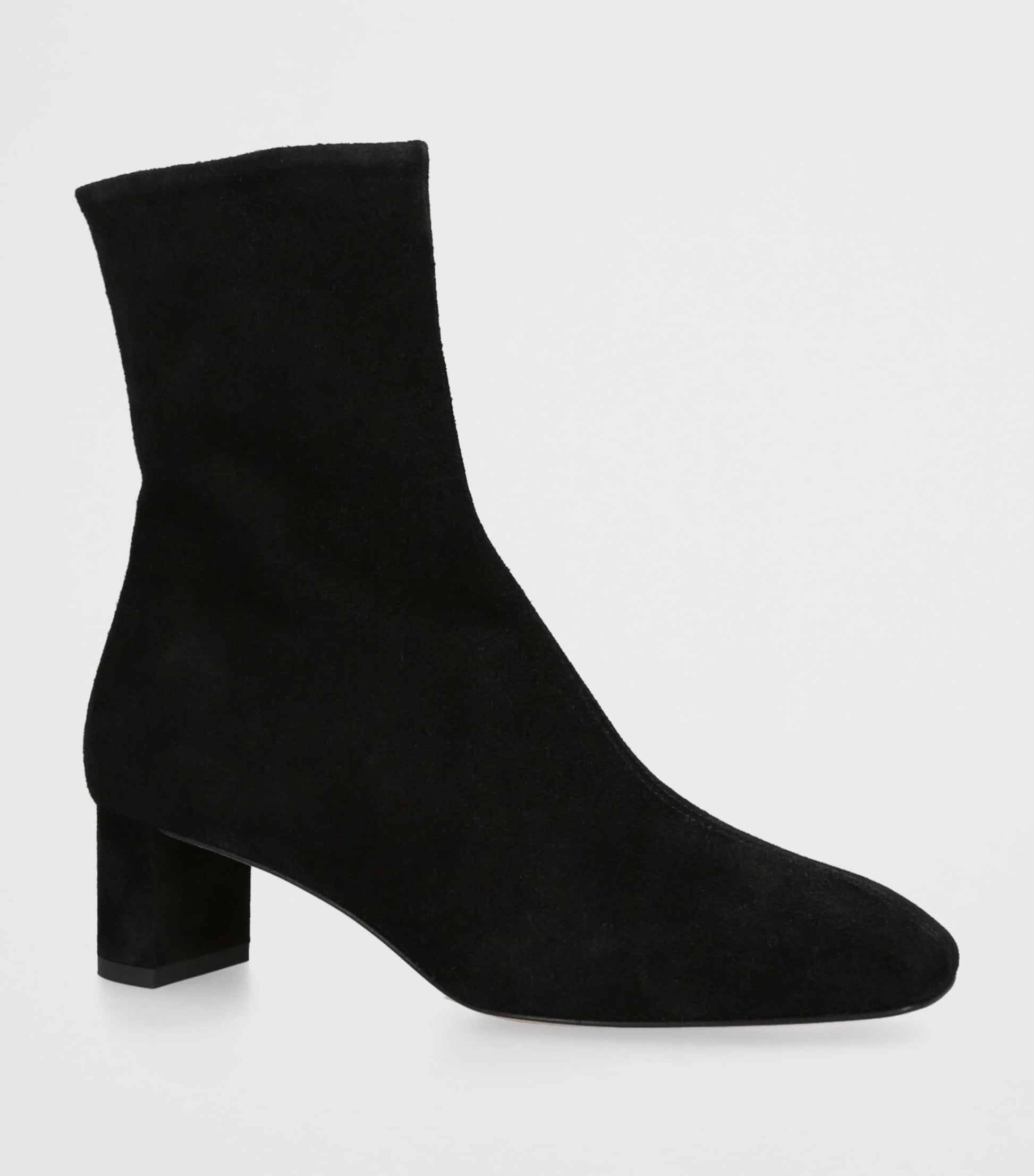 Aeyde Black Suede Millie Ankle Boots 45
