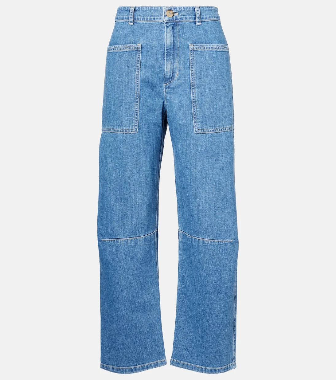Velvet - Farah cropped barrel-leg jeans