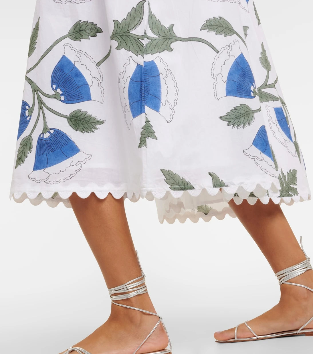 Juliet Dunn - Bellflower cotton midi dress