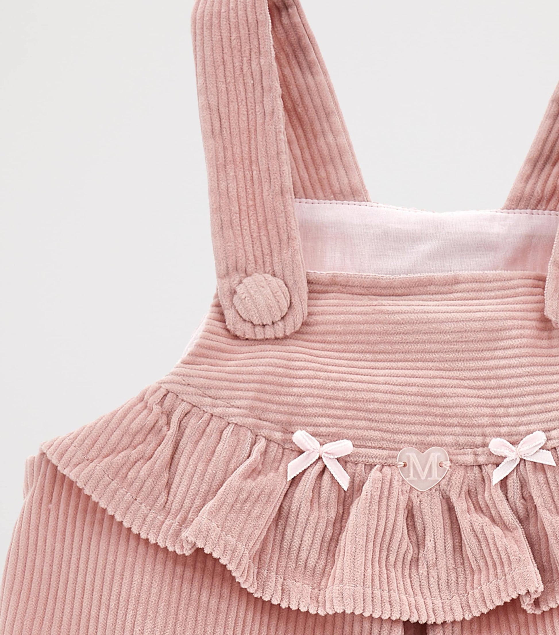 Corduroy Bow Pinafore Dress (3-36 Months)
