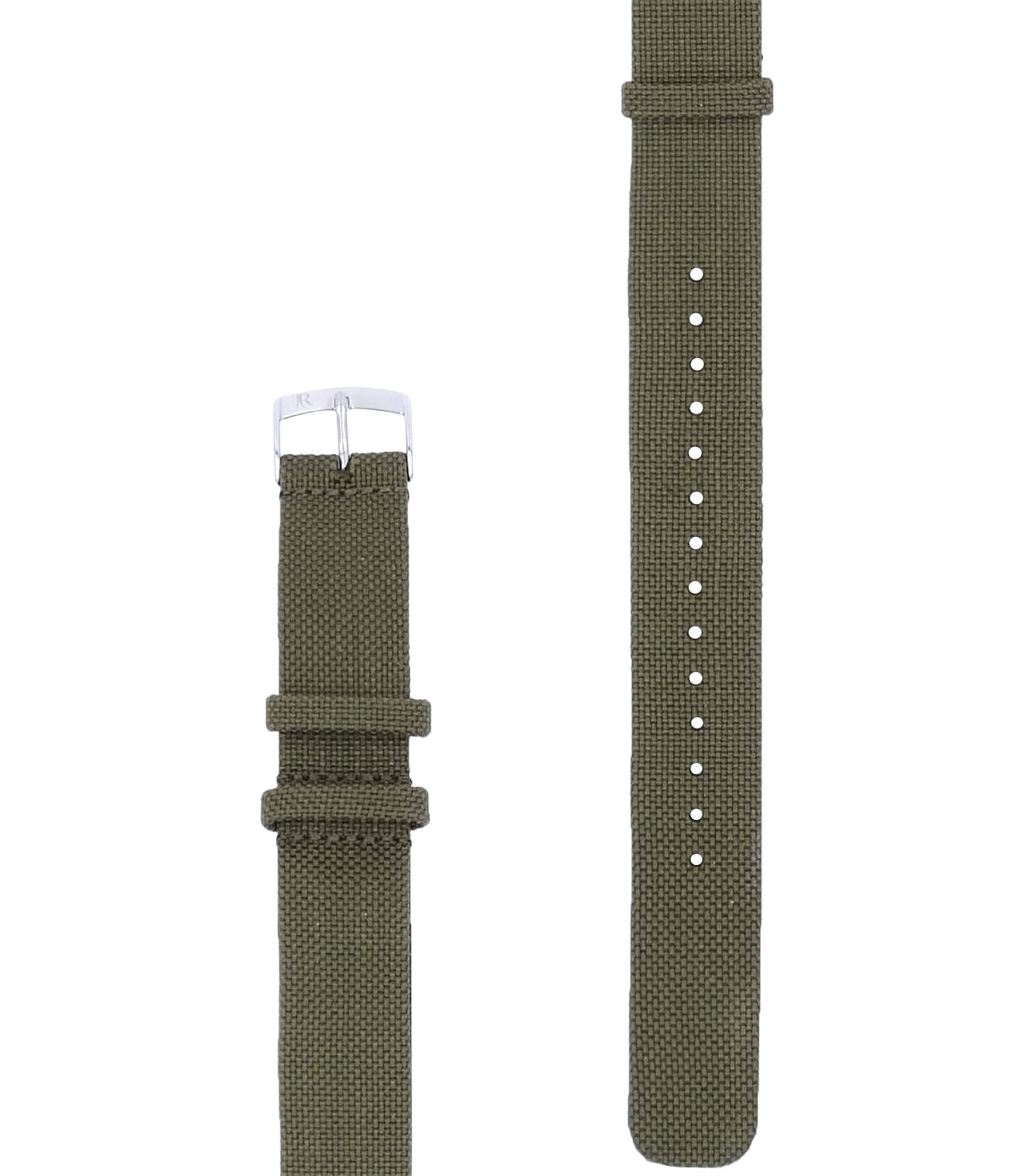 Jean Rousseau NATO Technical Fabric Watch Strap GREEN