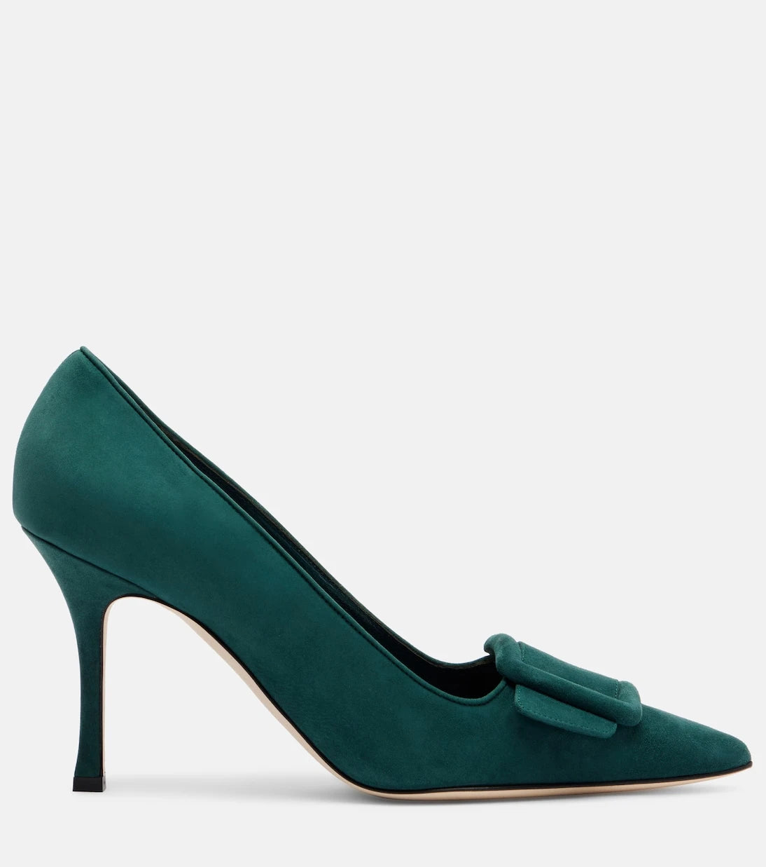 Manolo Blahnik - Maysale 90 süet topuklu ayakkabı