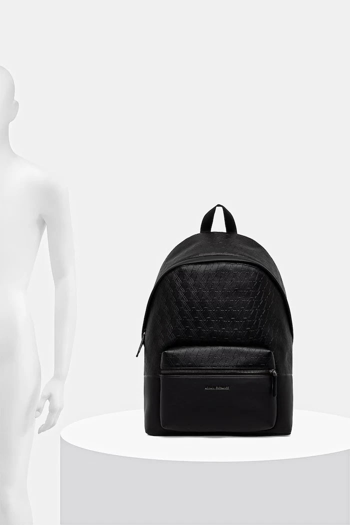 Armani Exchange раница мъжка от имитация на кожа