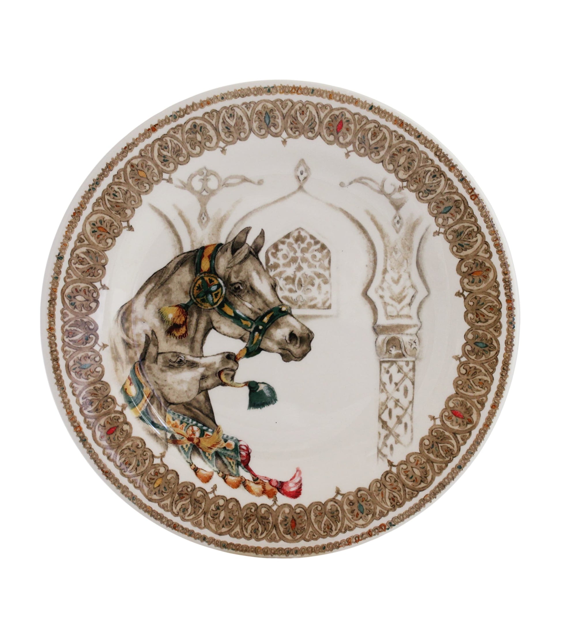Set of 4 Chevaux du Vent Dessert Plates (22cm)