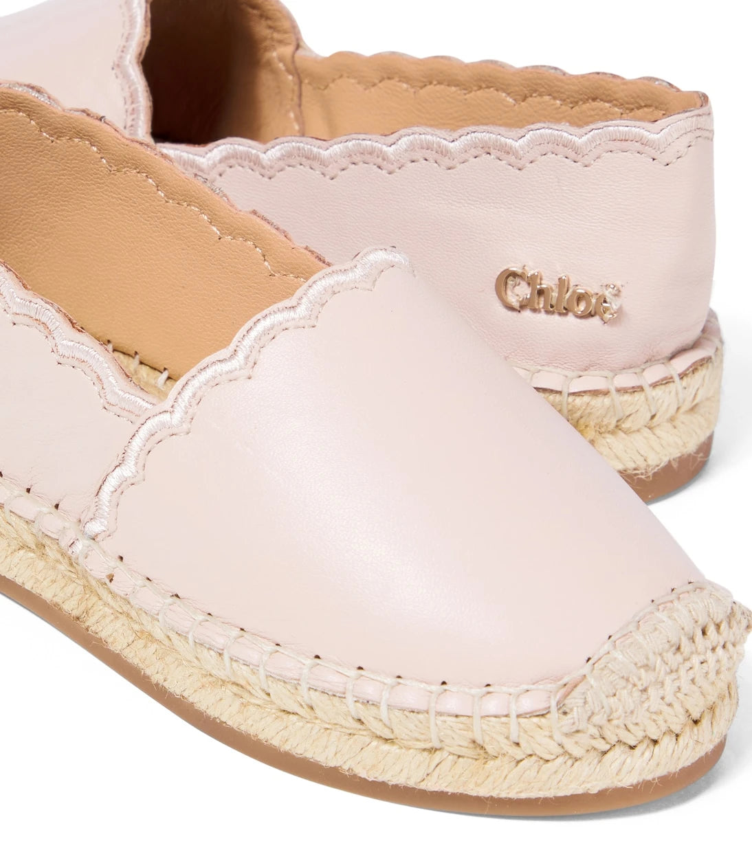 Chloé Kids - Leather espadrilles