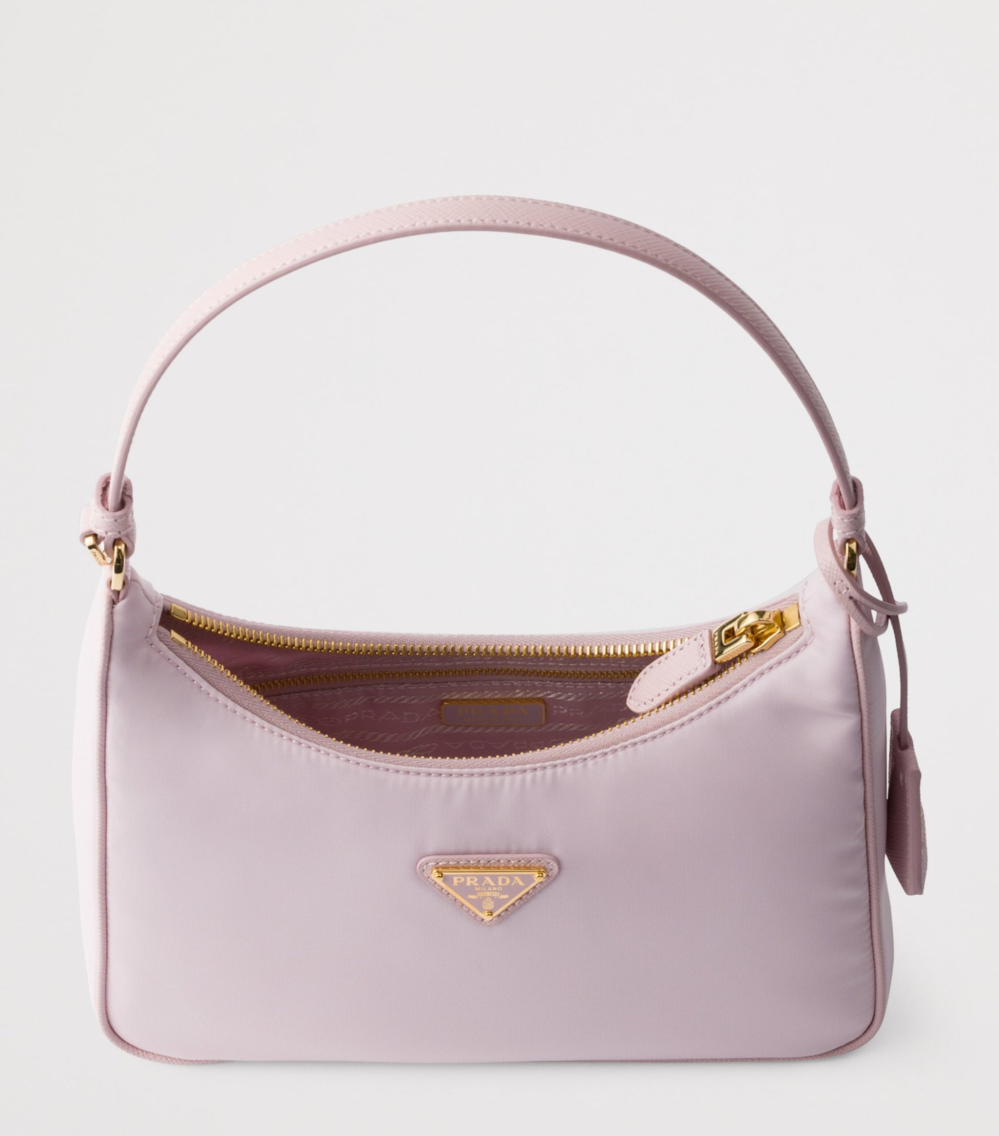 Prada Pink Mini Re-Nylon and Leather Re-Edition 2005 Shoulder Bag
