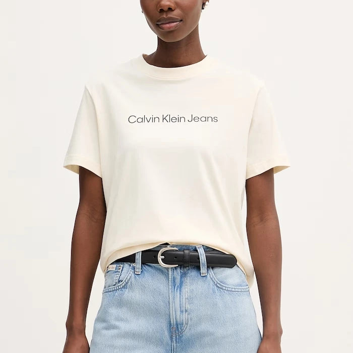 Calvin Klein Jeans kadın pamuklu tişört