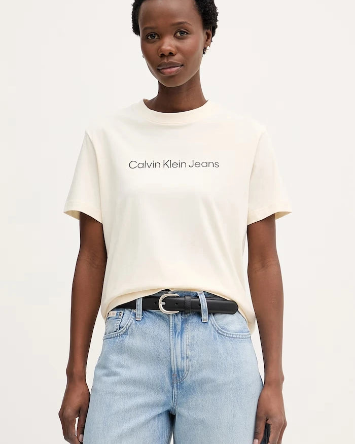 Calvin Klein Jeans kadın pamuklu tişört