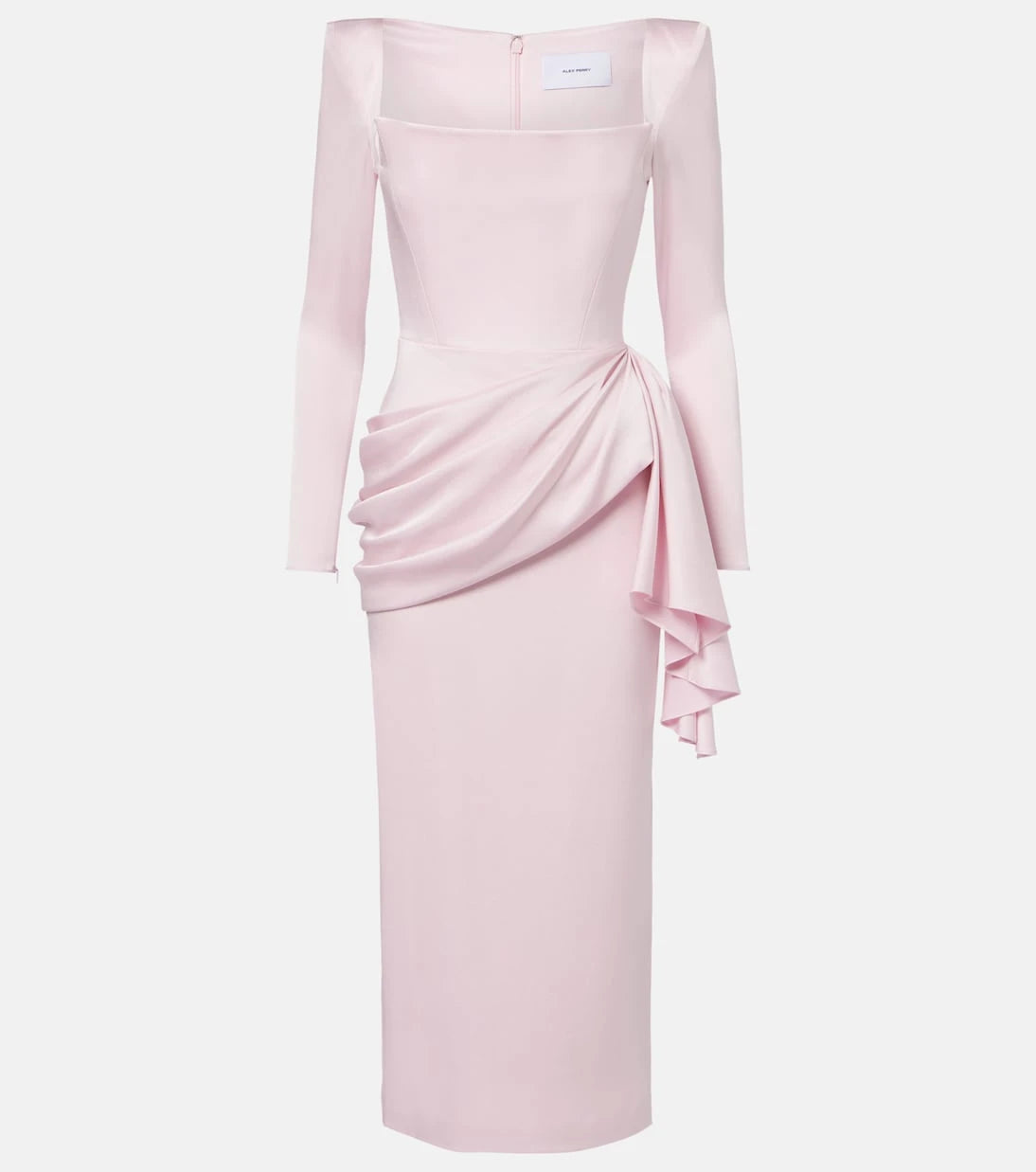 Alex Perry - Draped crêpe satin cocktail dress