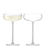 Set of 2 Wine Culture Champagne Saucers (320ml)