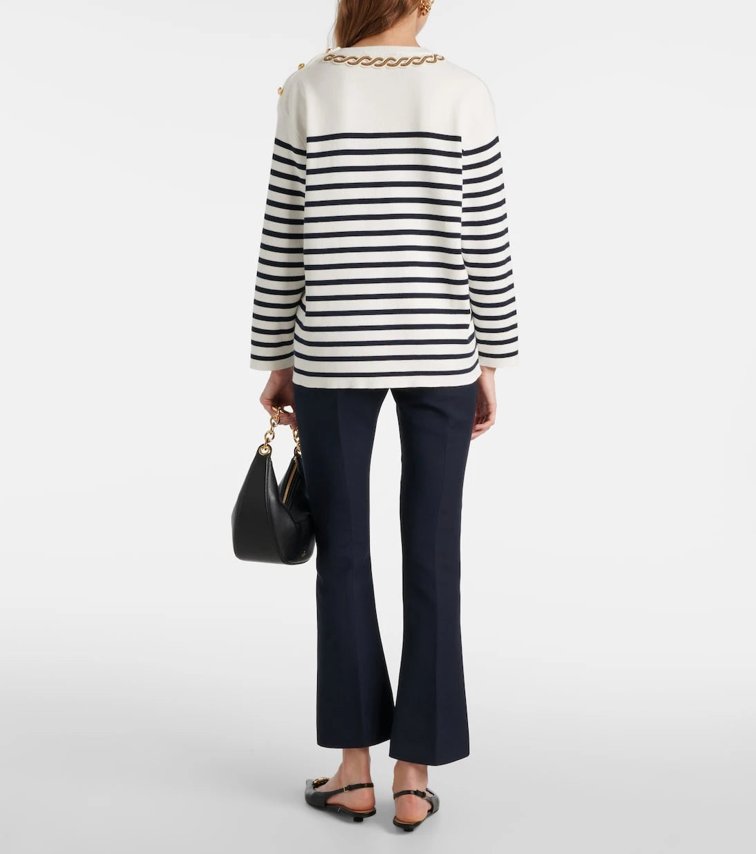 Valentino - Embroidered cotton sweater