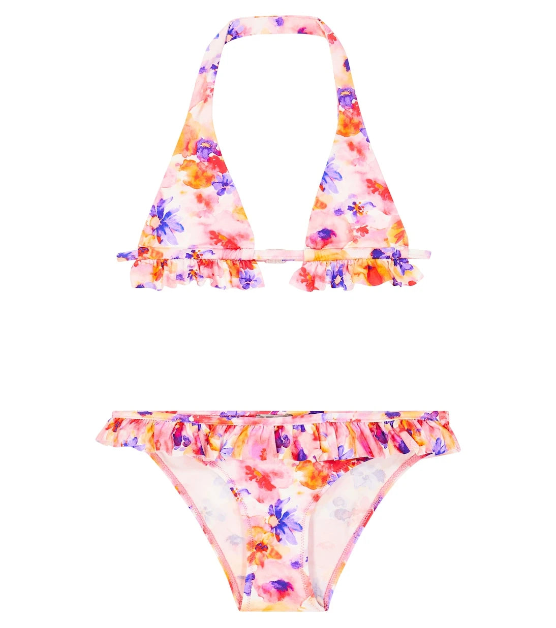 Il Gufo - Ruffled floral bikini