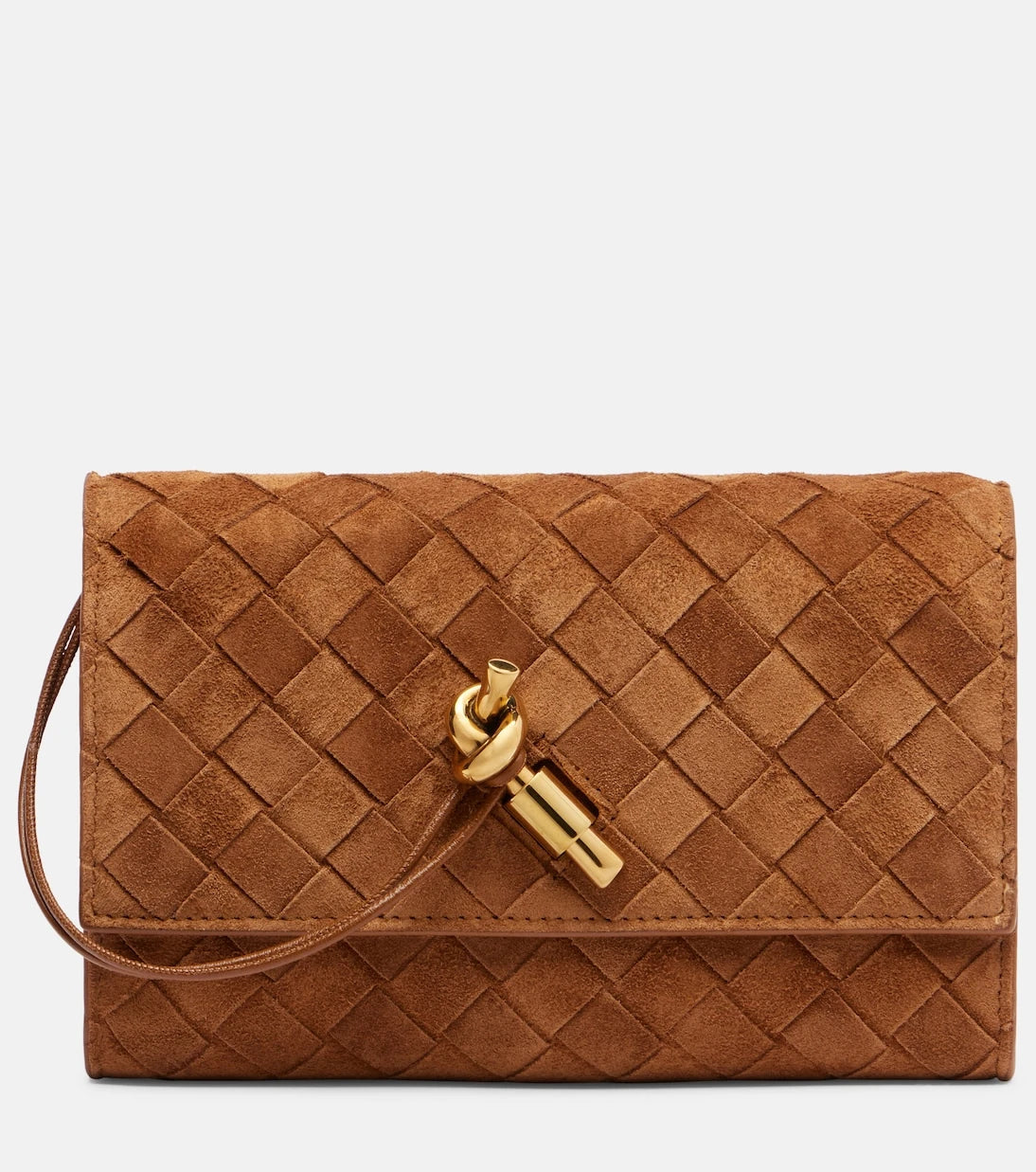 Bottega Veneta - Andiamo Intrecciato Mini pouch with strap