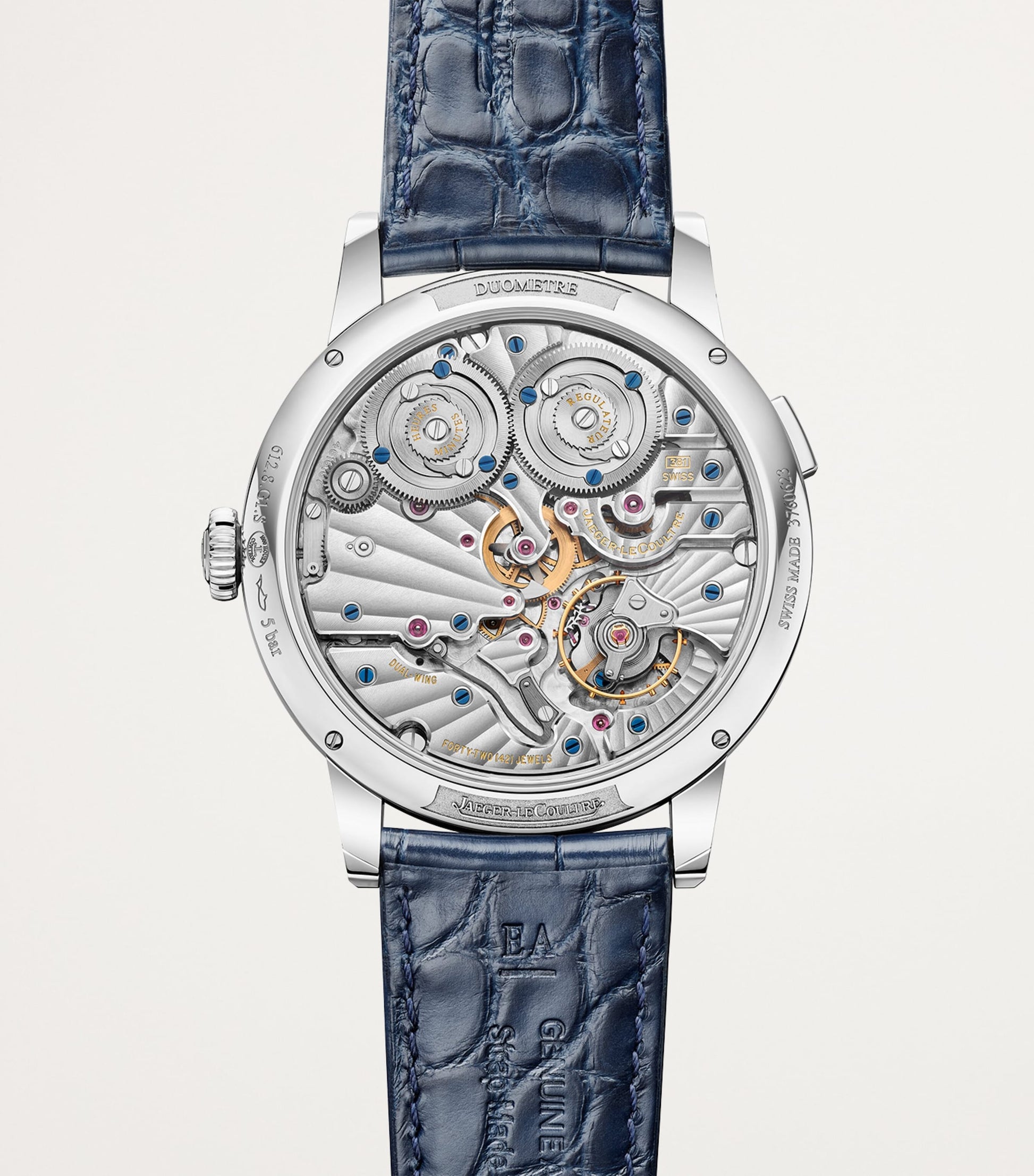 Stainless Steel Duometre Quantieme Lunaire Watch 42.5mm