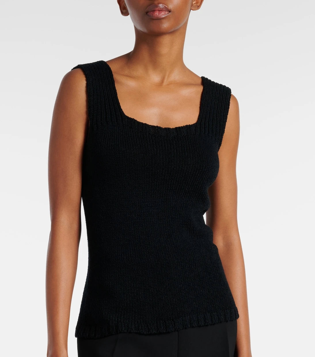 Khaite - Wil knitted cotton top