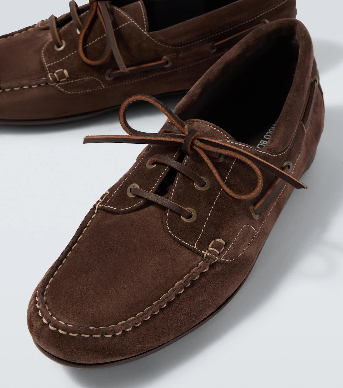 Manolo Blahnik - Marino suede loafers