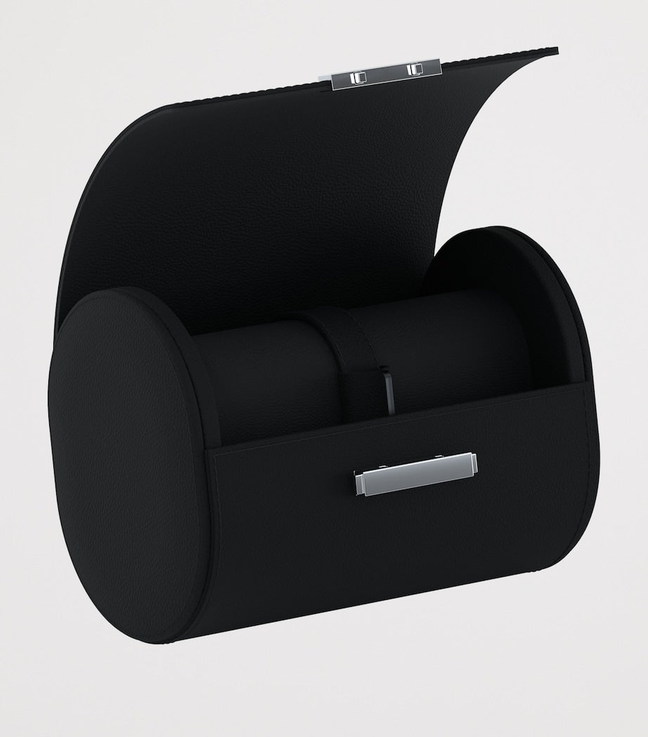 Scatola Del Tempo Leather Pochette 2 Watch Case Duo