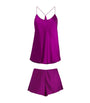 Olivia von Halle Purple Silk Bella Pyjama Set