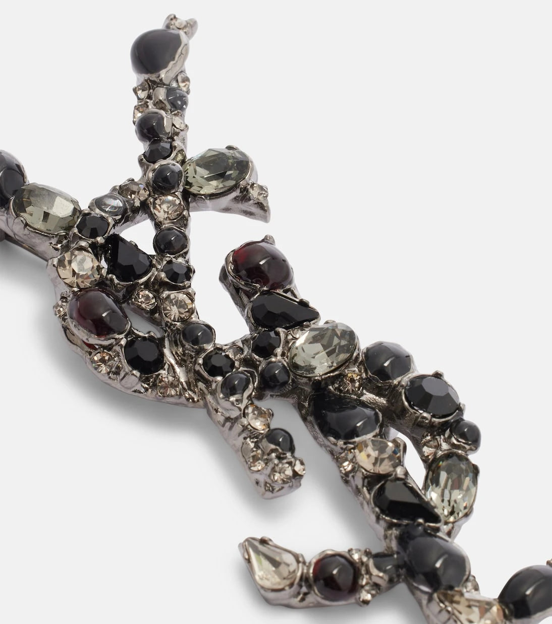 Saint Laurent - Cassandre embellished brooch