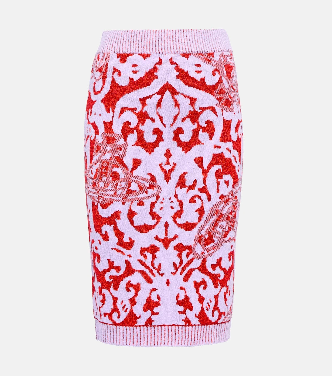 Vivienne Westwood - Iron Orb jacquard midi skirt